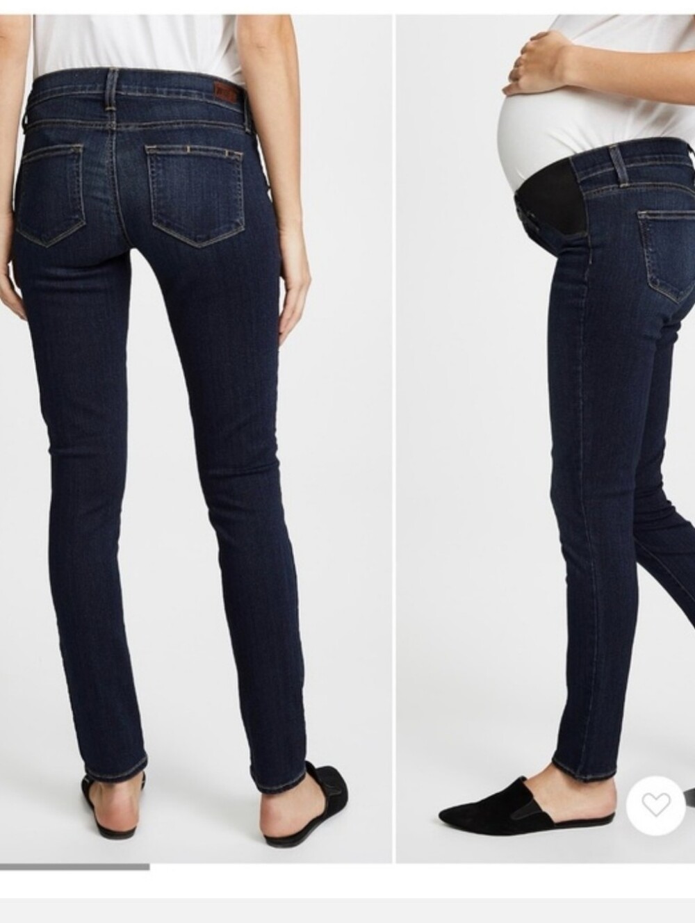 PAIGE Women’s Verdugo Ultra Skinny Maternity Dark Indigo Jeans
